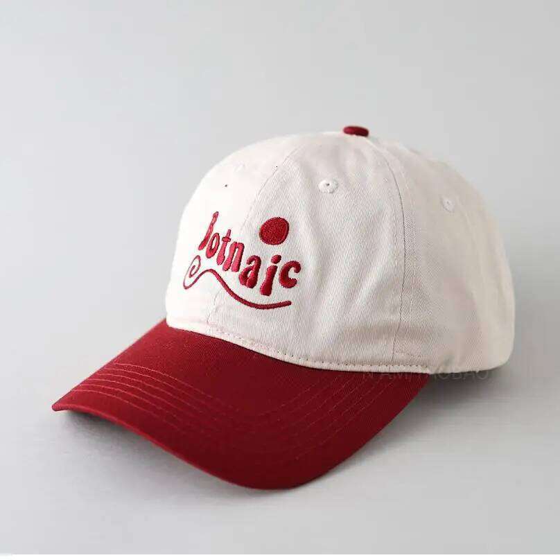 Cute Letters Embroidery Baseball Cotton Soft Top Spring Summer Cap Sun Hats Unisex Z260226