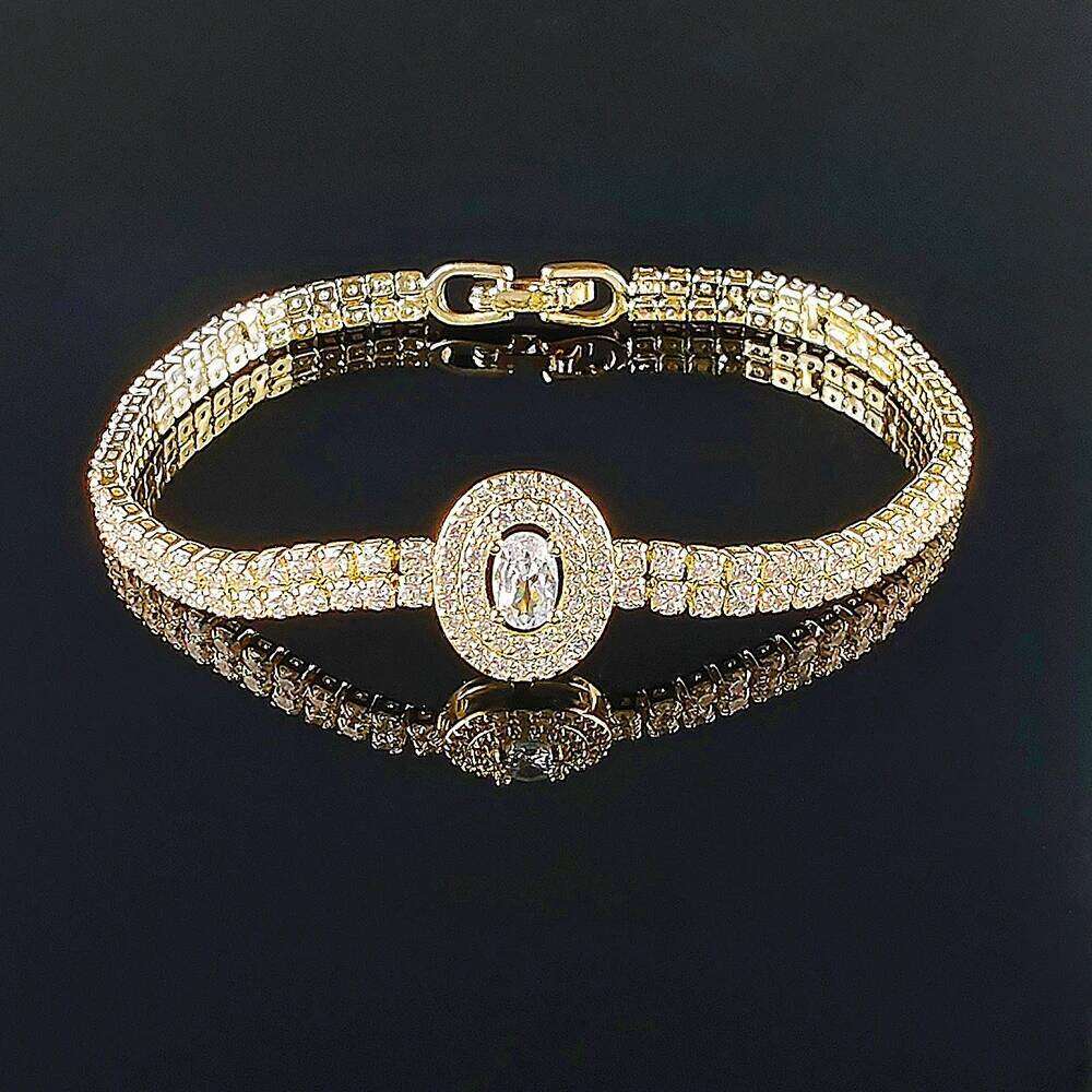2023 new gold color princess bracelet bangle for women anniversary gift jewelry wholesale moonso s8249 Z260225
