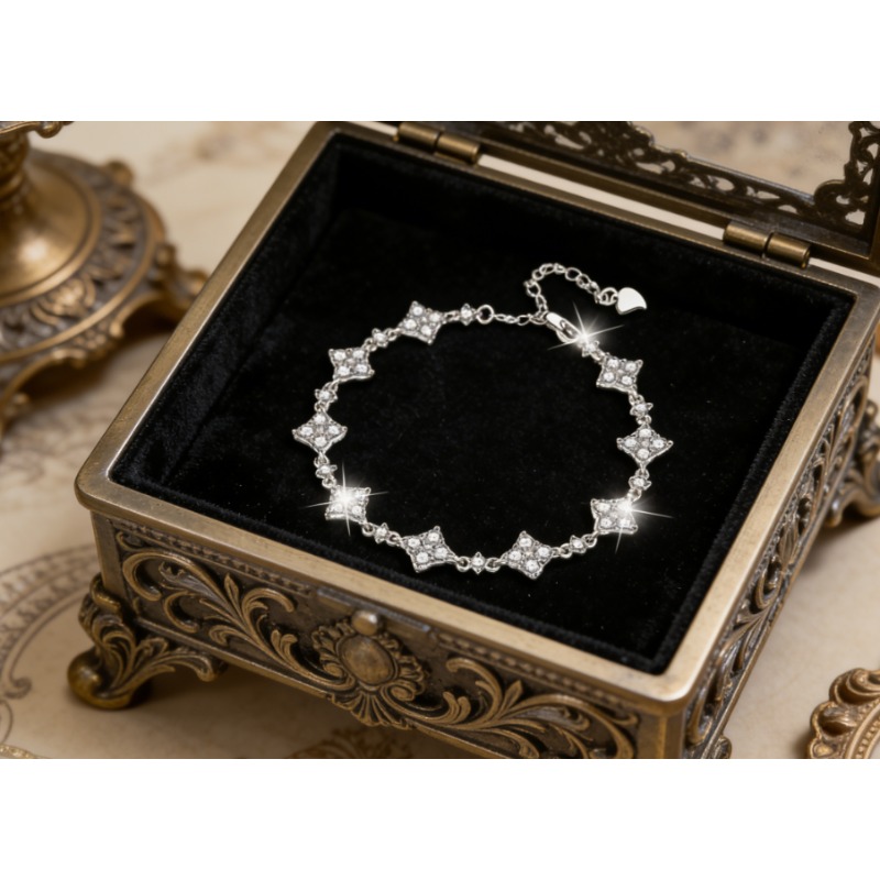 Jewelry Wholesale Rings For Women Round Necklace Metal Retro Jewelry Simple Ladies Valentine's Fashion Classic Jewelry Charms Bracelet Noosa Chun