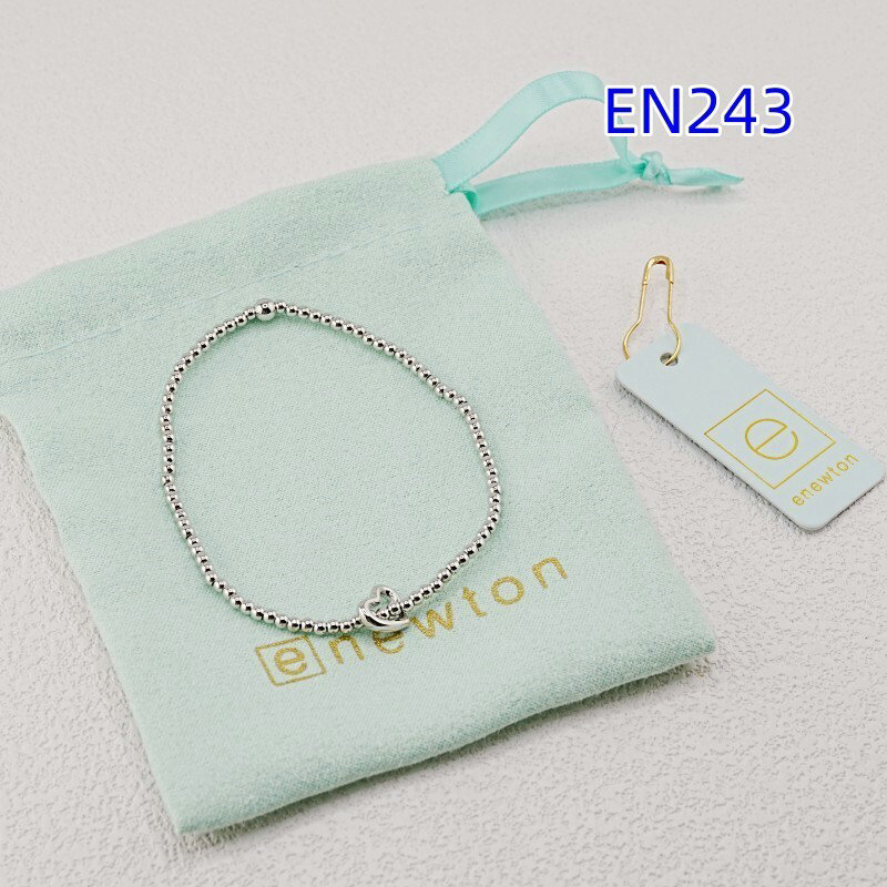 High Quality Enewton Beads Real Silver Filled Cross Heart Bracelet Bangle Cuff Brand 1:1 Birthday Gift E NEWTON EN243