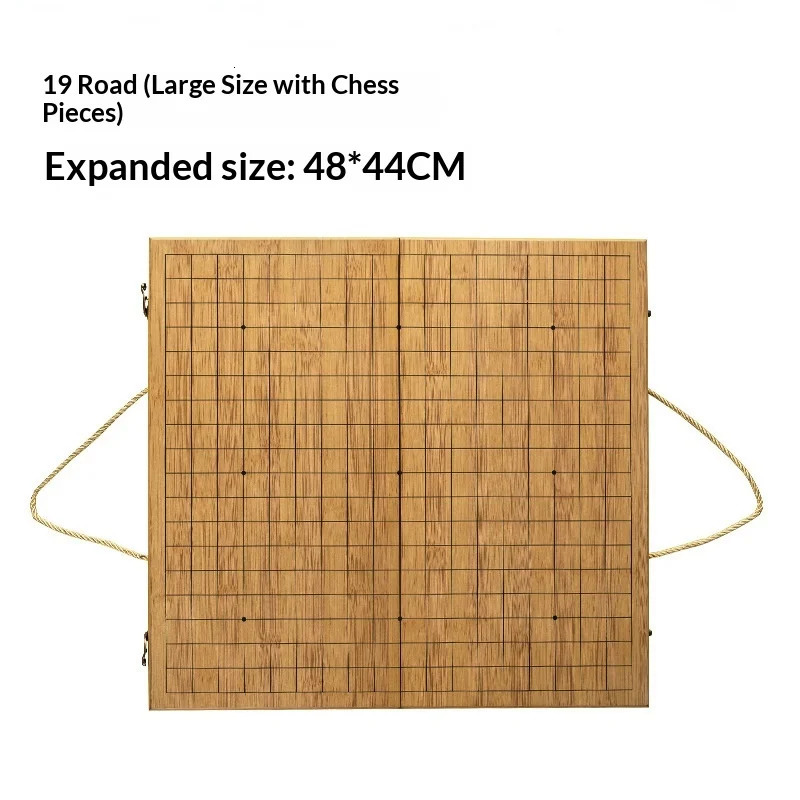 Chess Game Set Weiqi Folding Travel Board Portable Tournament Grade Jade Go Stones Beginner Kids Adults Student Foldable Box 260202