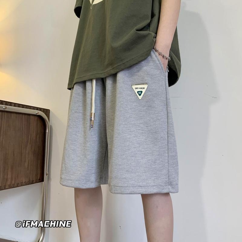 2026 New Designers 2 Waffle Fit Casual Shorts - Men's Summer Loose And Extended Straight Pants - Fashion Five-pocket Pants - Sporty Men's Be