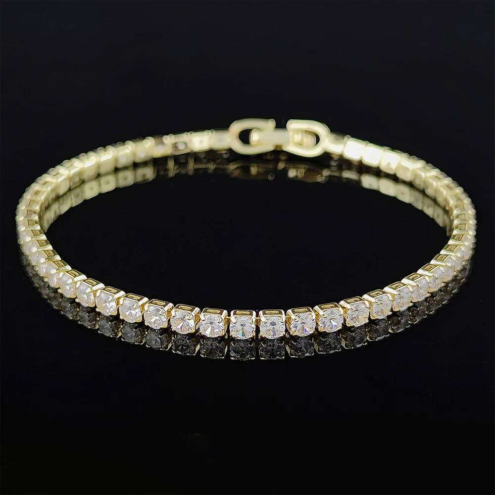 2024 New Luxury Gold Silver Color on Hand Princess Bracelet Bangle for Women Anniversary Gift Jewelry Wholesale S5787 Z260225