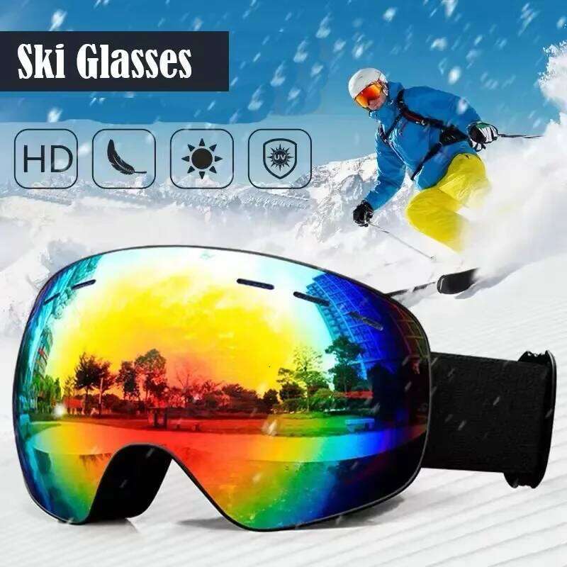 Double Layers Anti-Fog Winter Sports Goggles Outdoor Snow Snowboard for Men Women Ski Glasses Eyewear Z260225