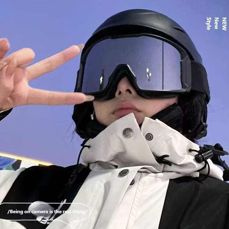 Windproof Winter Glasses Men and Women Anti-Fog Ski Sunglasses Snow Goggles Ideal for Mountaineering Motorcycle Riding Z260225