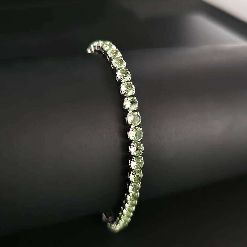 2023 New Arrival Fashion Unique Design Light Green Bracelet Bangle for Women Valentine's Day Gift S5787-skygreen Z260225