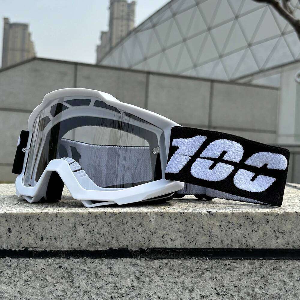 100 Motorcycle Glasses Motocross Safety HD Lenses Dirt Bike ATV Ski mtb Goggles MOTO Outdoor Cycling Sunglasses Z260225