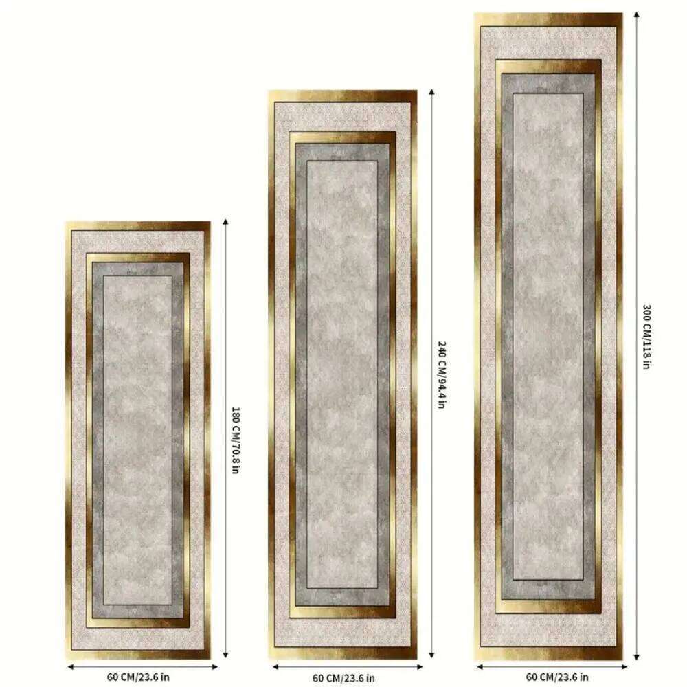 Thick Winter New European Classical Luxury Corridor Living Room Bedroom Entrance Kitchen Christmas Decoration Rug W260226