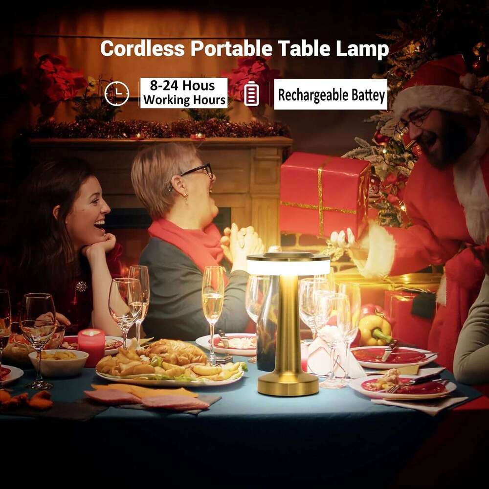 Retro Bar Table Lamp Led Rechargeable Desk Light Room Decor Lampe Camping Luces Bedroom Coffee Decoration Chambre Night Lights H2602251