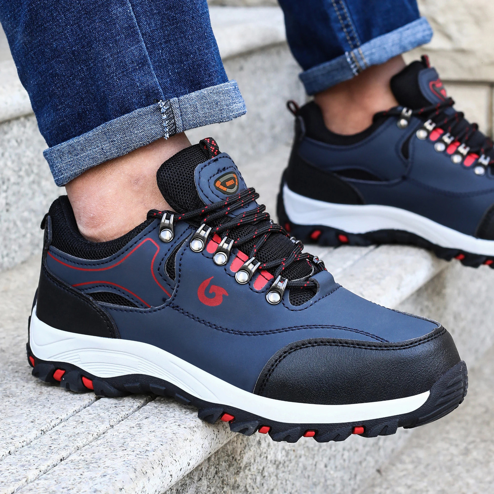 Steel Toe Cap Shoes For Men Work Boots Puncture-Proof Work Safety Shoes Protective Working Shoes Male Footwear Security Sneakers 260205