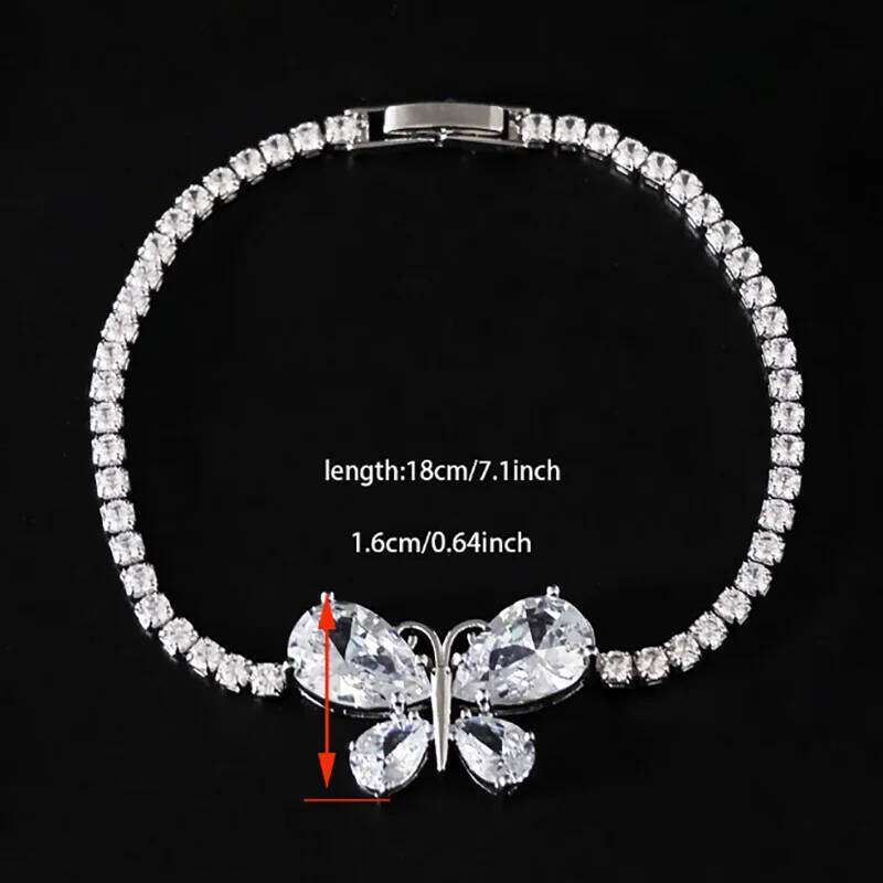 2024 New Arrival Most Popular Luxury Butterfly Fashion Bracelet Bangle for Women Wedding Anniversary Gift Jewelry S8417 Z260225
