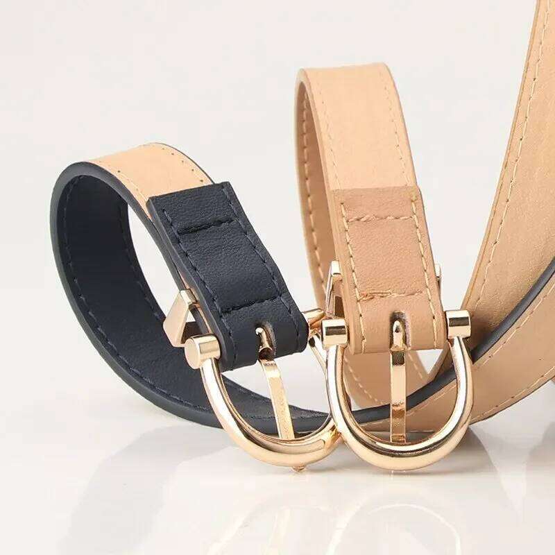 Women's Belt Trend Needle Buckle Casual Genuine Soft Paired with Jeans PU Cheap Multiple Colors Available Y260225