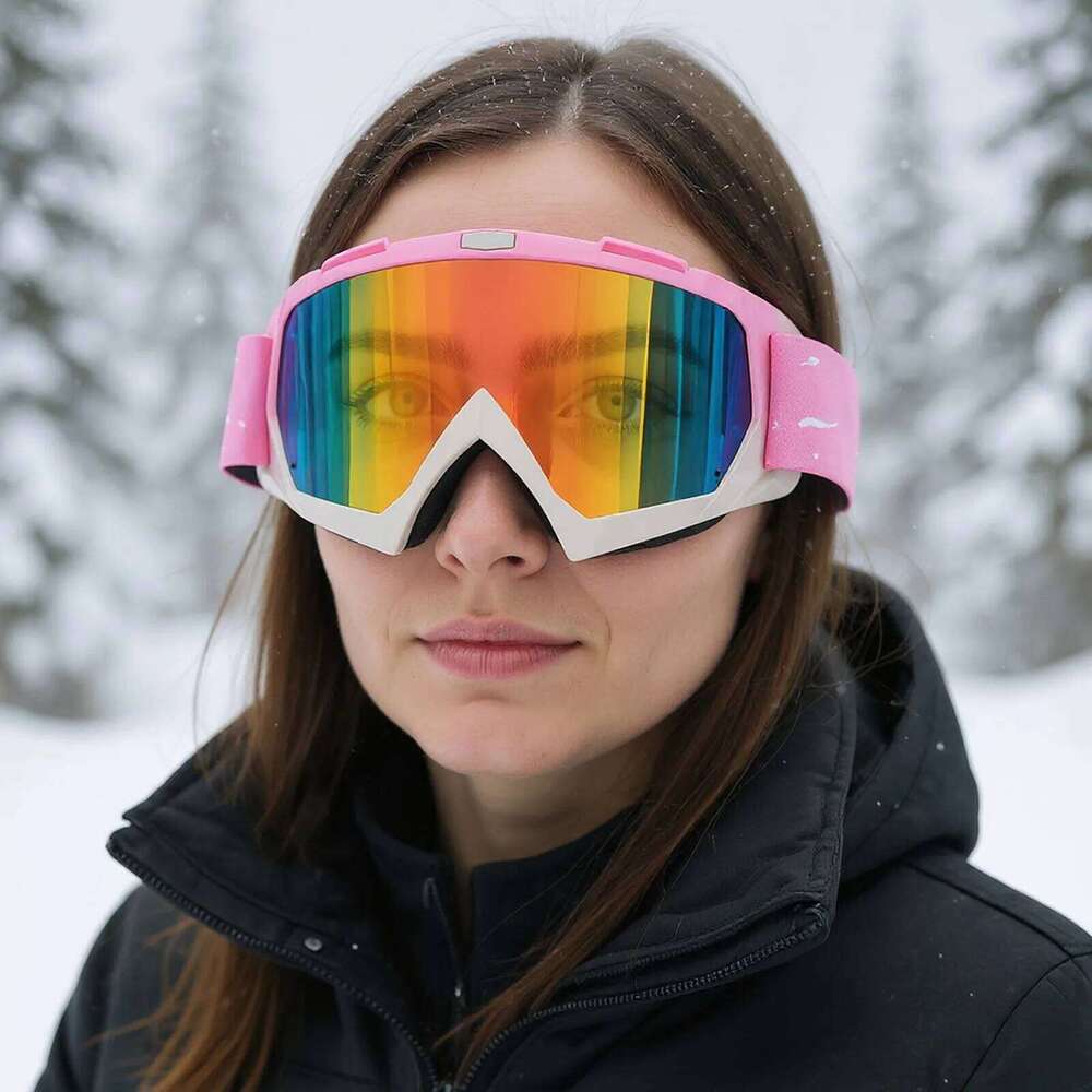 Windproof Snow Uv Fog Proof Ski Mask Tactical Goggles Sunglasses Z260225
