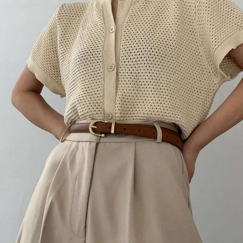 2024 Korean Fashion High Quality Simple Thin Belts Ladies Leather Alloy Pin Buckle Retro Jeans Belt Designer Girdle Women Y260225