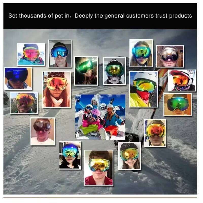 Outdoor Ski Goggles UV Protection Winter Male Female Snow Sports Anti-Fog Eyewear Snowboard Skiing Glasses snow sports Z260225
