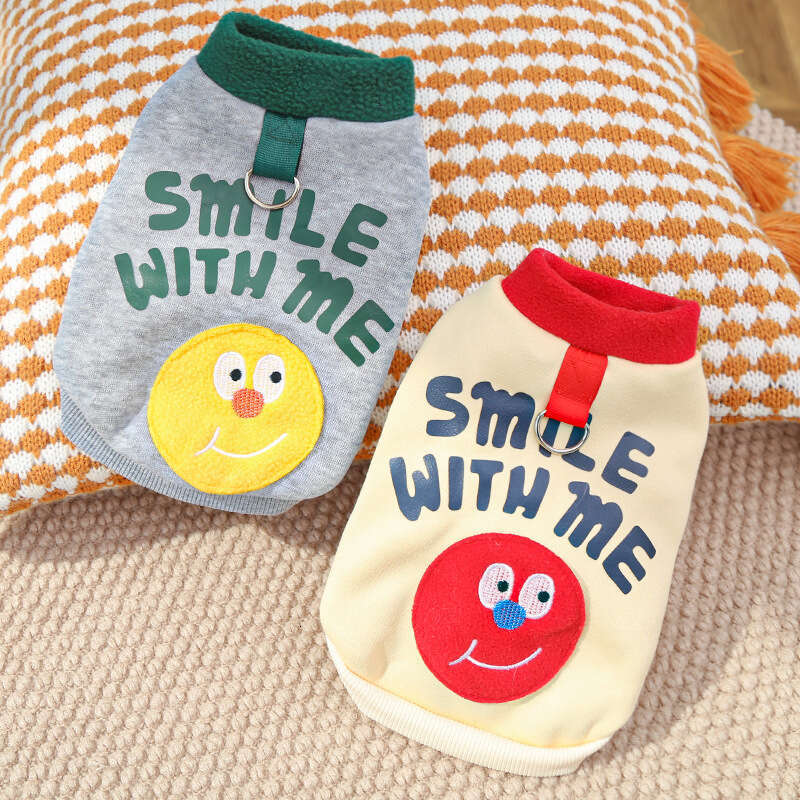 Famous brand Autumn Winter Fleece Milk Silk Sweatshirt Pet Large Dog Clothes Accessories Hairless British Shorthair Short legged Cat pupakaIK