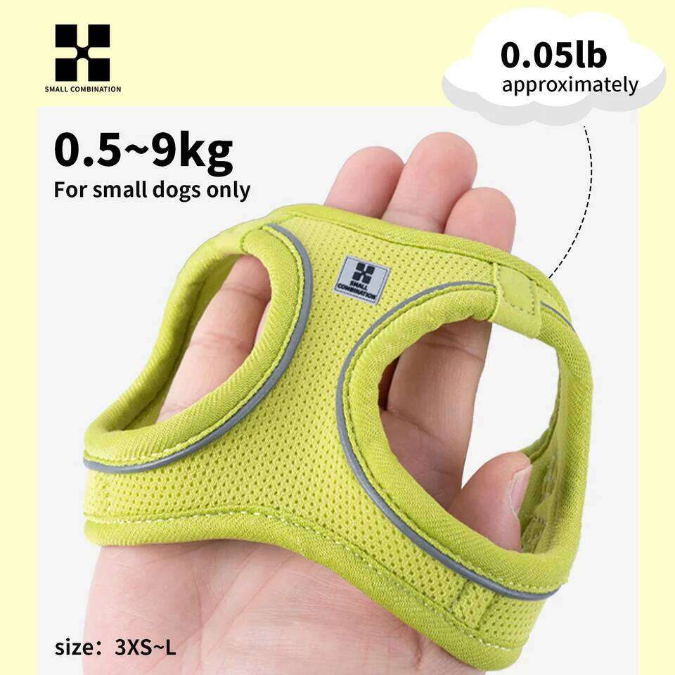 Leash Set for Small Medium Dog Adjustable Reflective Puppy Cat Harness pet Vest Chihuahua Dachshund Outdoor Walking