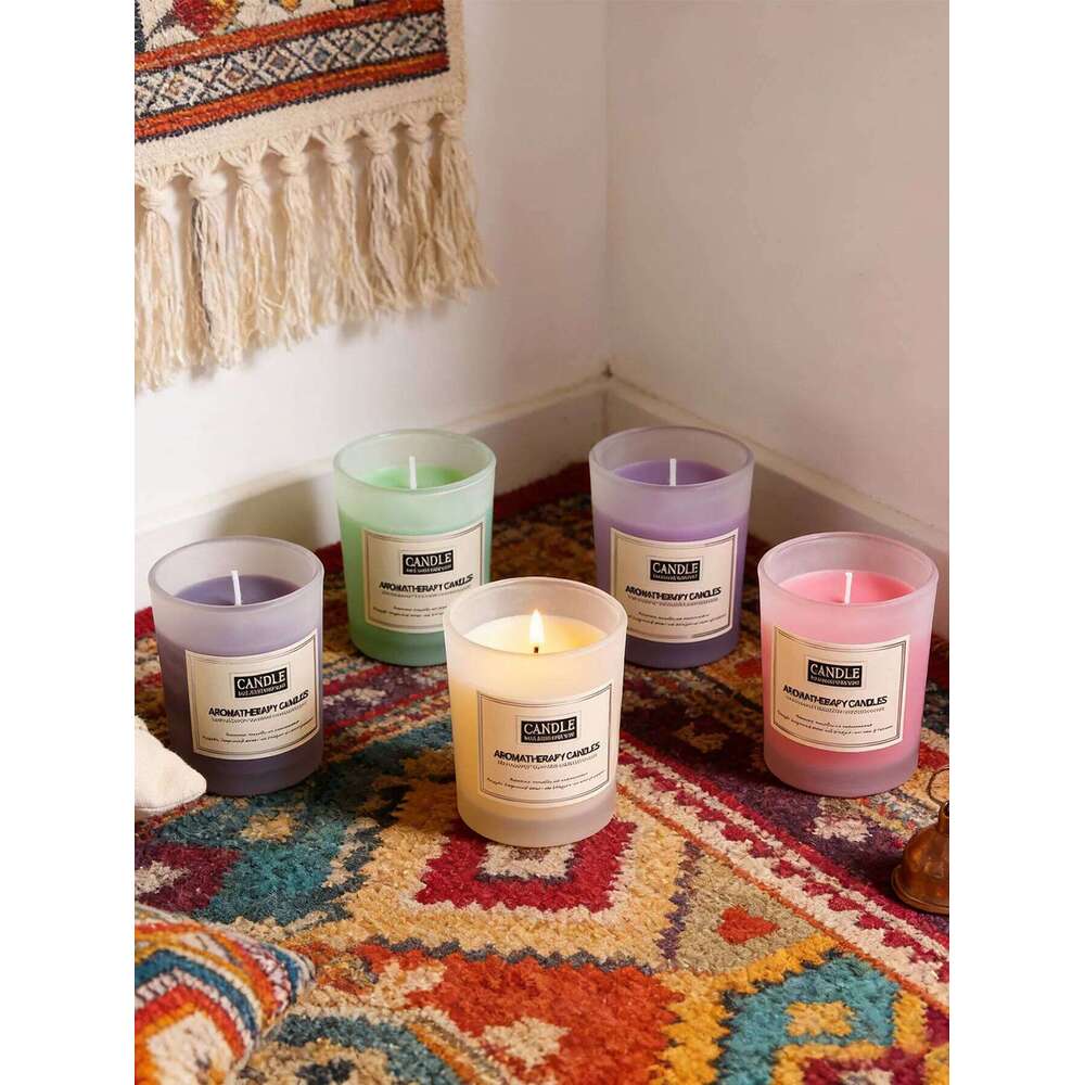 Aromatherapy plant wax gift box, suitable as a souvenir, made of soy wax, smokeless home fragrance pull candle W260226