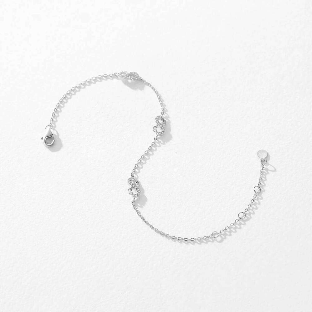 MODIAN 925 Sterling Romantic Infinite Original Design Stunning Clear CZ Bracelet For Women Silver Fine Jewelry Z260225