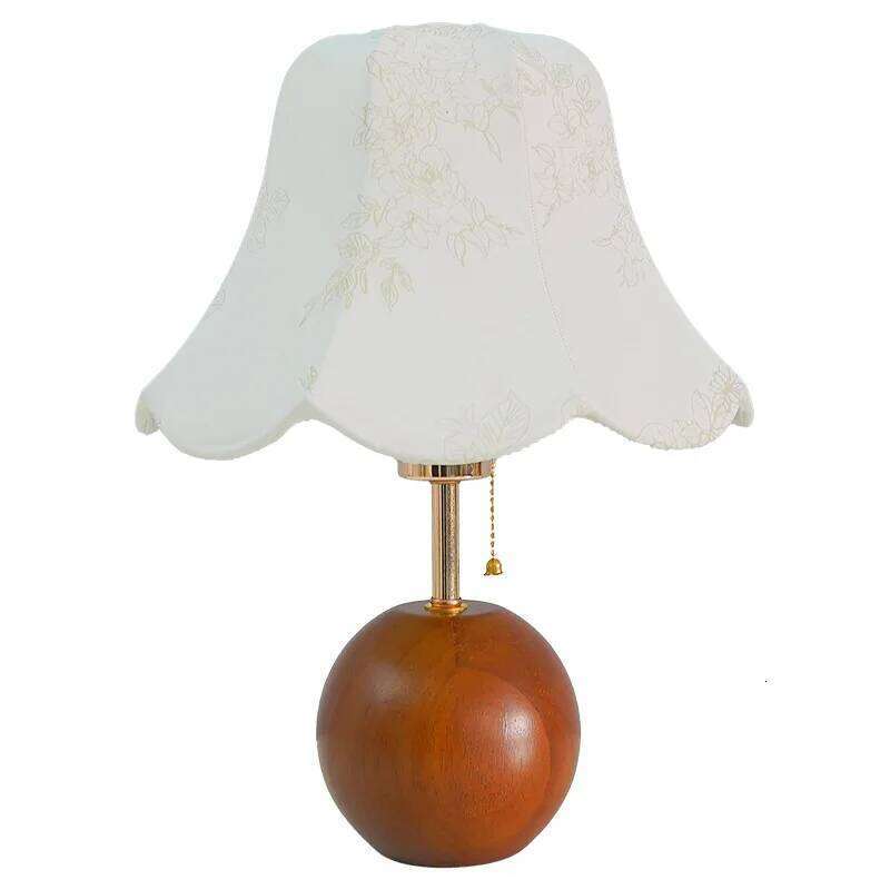 Creative Antique High-end Bedroom Bedside Lamp Atmosphere, Nordic Study Table Lamp, Retro Remote Control Dimming Gift H260225
