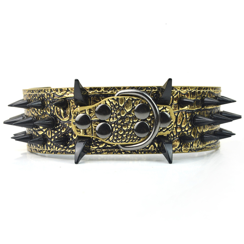 Dog Collar AntiBite Rivet Large Dog Collar Bulldog Domineering Collar Dog AntiBite Bully Dog Supplies Pet 240824