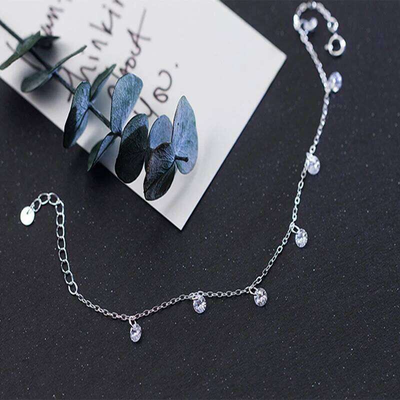 Modian 925 Sterling Silver Clear CZ Shining Chain Geometric Lobster Lock Bracelet for Women Fashion Female Jewelry Z260225