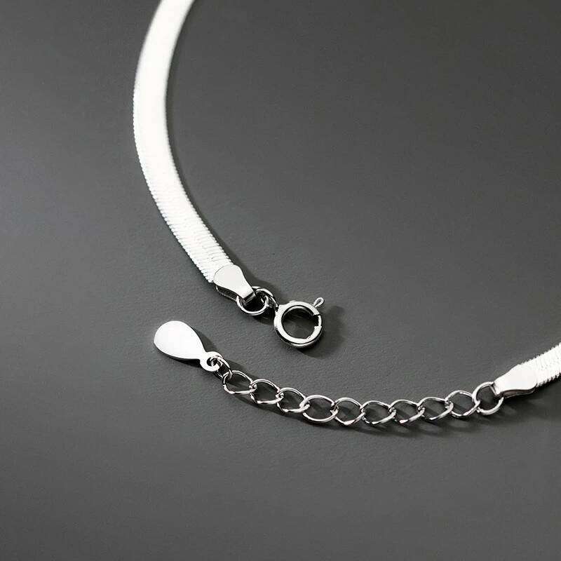 Modian 925 Sterling Silver Sparkling Snake Chain Bracelet Classic Simple Adjustable Bracelets For Women Party Fine Jewelry Gift Z260225