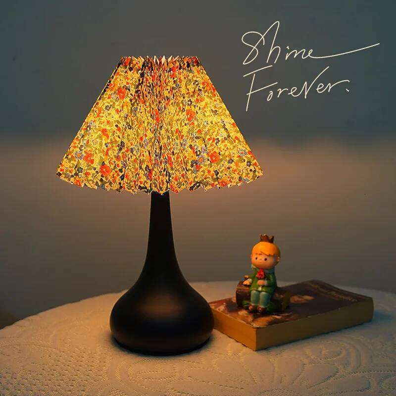 Nordic retro premium bedroom bedside dormitory study light luxury American desk cream atmosphere lamp H260225