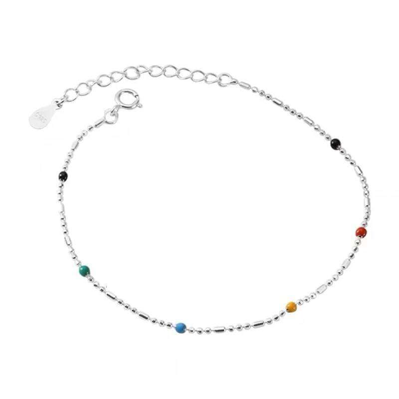 New 925 Sterling Silver Color Simple Style Charm Bracelet Set Birthday Party Gift for Women Exquisite Jewelry Z260225