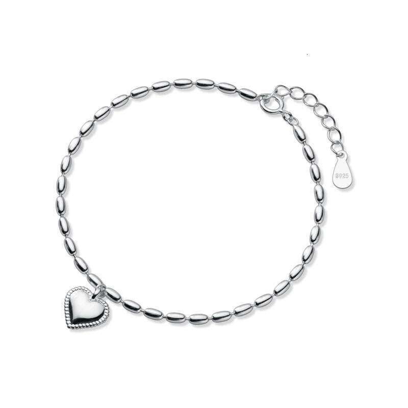 Modian Hight Quality 100% 925 Sterling Silver Heart Bracelet for Women Adjustable Geometric Oval Link Chain Fine Jewelry Bijoux Z260225
