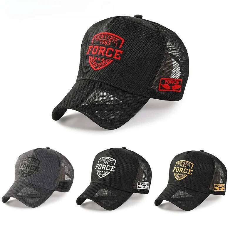 Summer New Big Size 63cm Mesh Baseball Breathable Caps High Top Outdoor Fishing Sun Hats Men Sports Snapback Cap Travel Hat Z260226