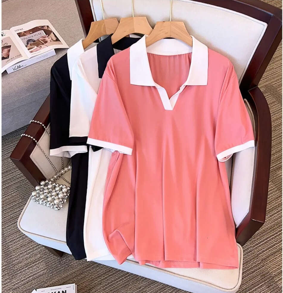 Large size women's T-shirt summer ice touch sun protection, UV protection, outdoor sports quick drying fabric 2026