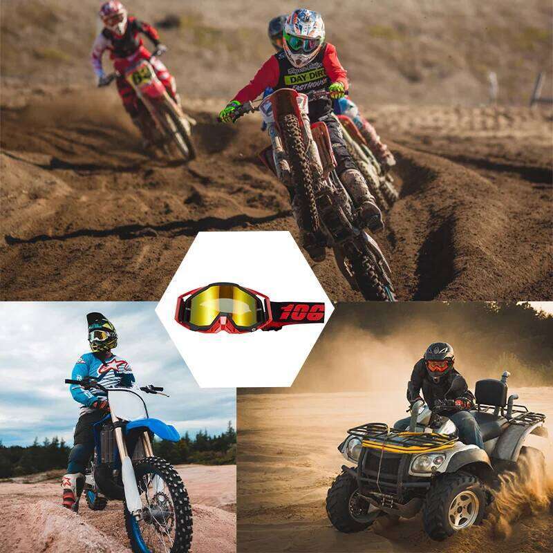 Lunettes moto vintage pour hommes, soleil motocross, lunettes protection scurit MX, casque de vision n Z260225