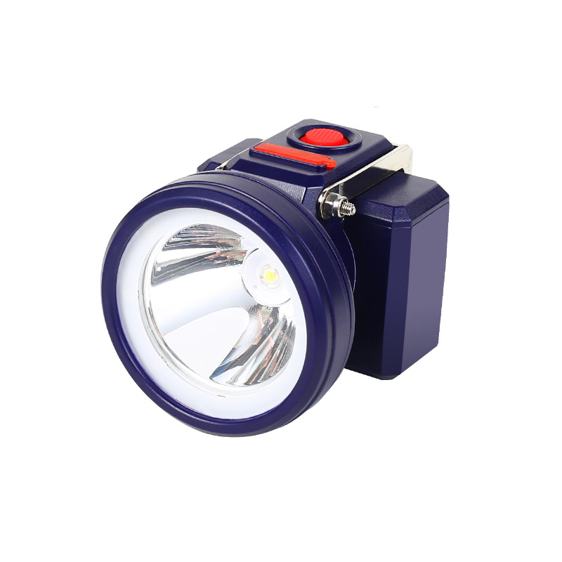 Ultra-Bright LED Headlamp for Miners Waterproof Head-Mounted Lamp with Long Battery Life USB Charging Safety Mining Cap Light
