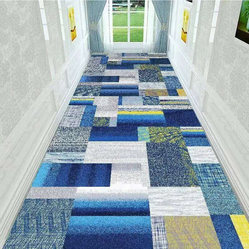 Modern Geometric Abstract Runner Rug Black White Diagonal Line Design Minimalist Style Perfect for Hallway Corridor Home Decor W260226