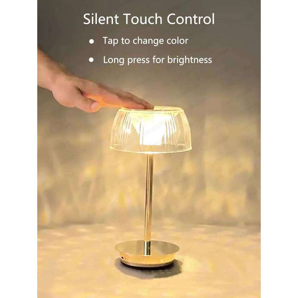 LED Table Touch Sensor USB Rechargeable Portable Bedroom Night Light Wireless Reading Lamp Restaurant Hotel Bar H2602251