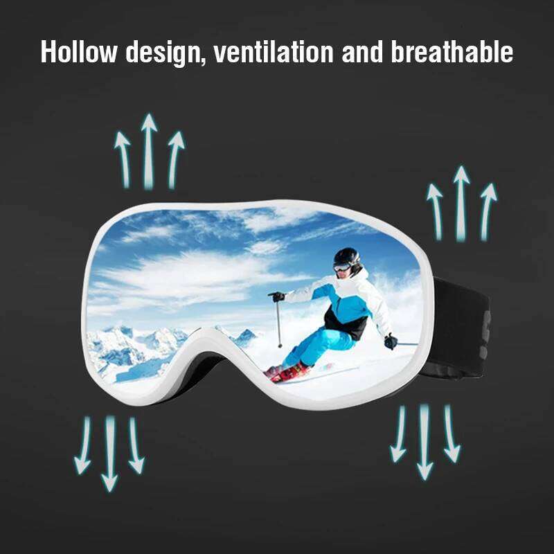 Double Layers UV400 Anti-fog Big Ski Mask Glasses Snow Men Women Snowboard Goggles Skiing Sunglasses Eyewear Z260225