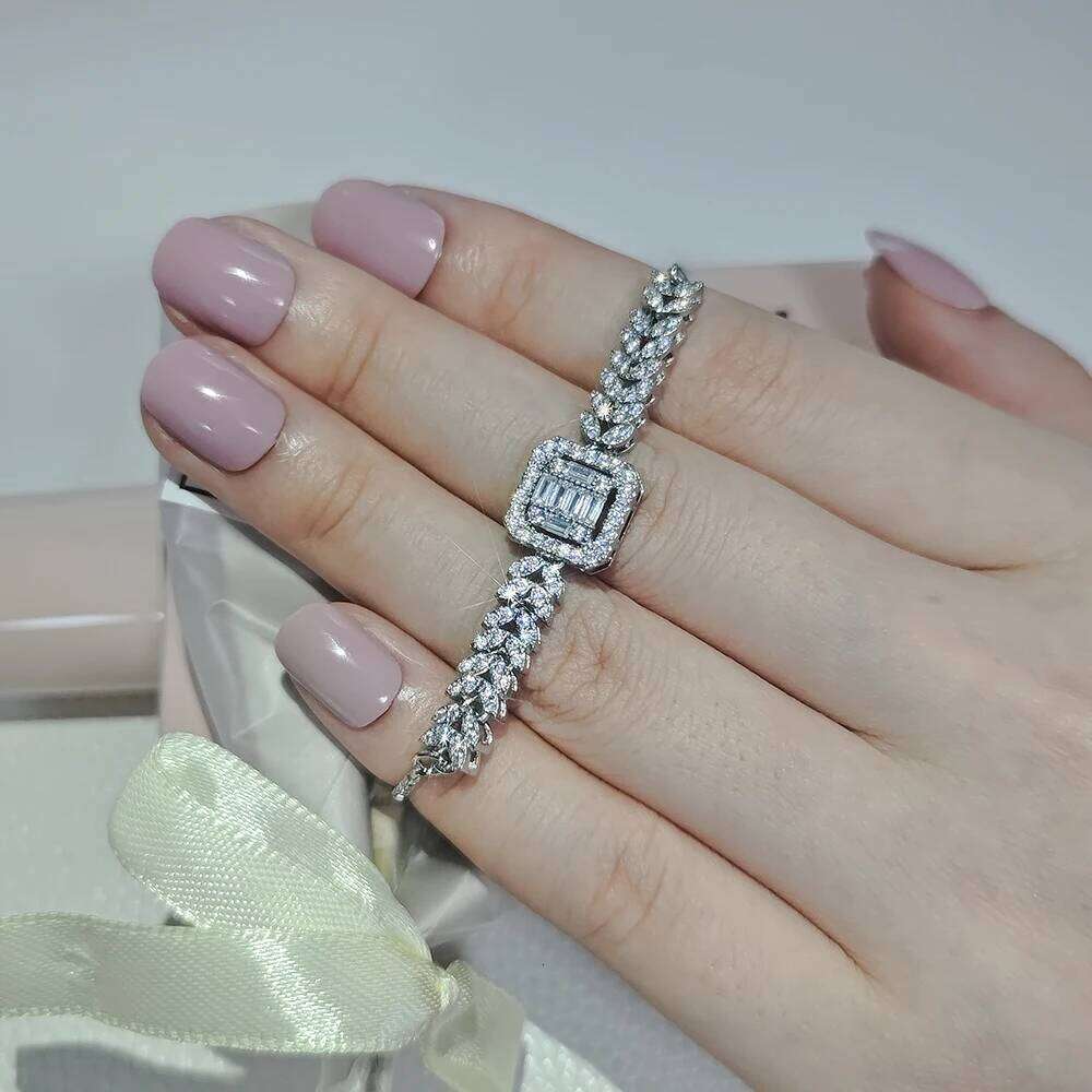 2024 New Arrivals Unique Design silver color Bracelet Bangle for Women party gift drop shipping S029 Z260225