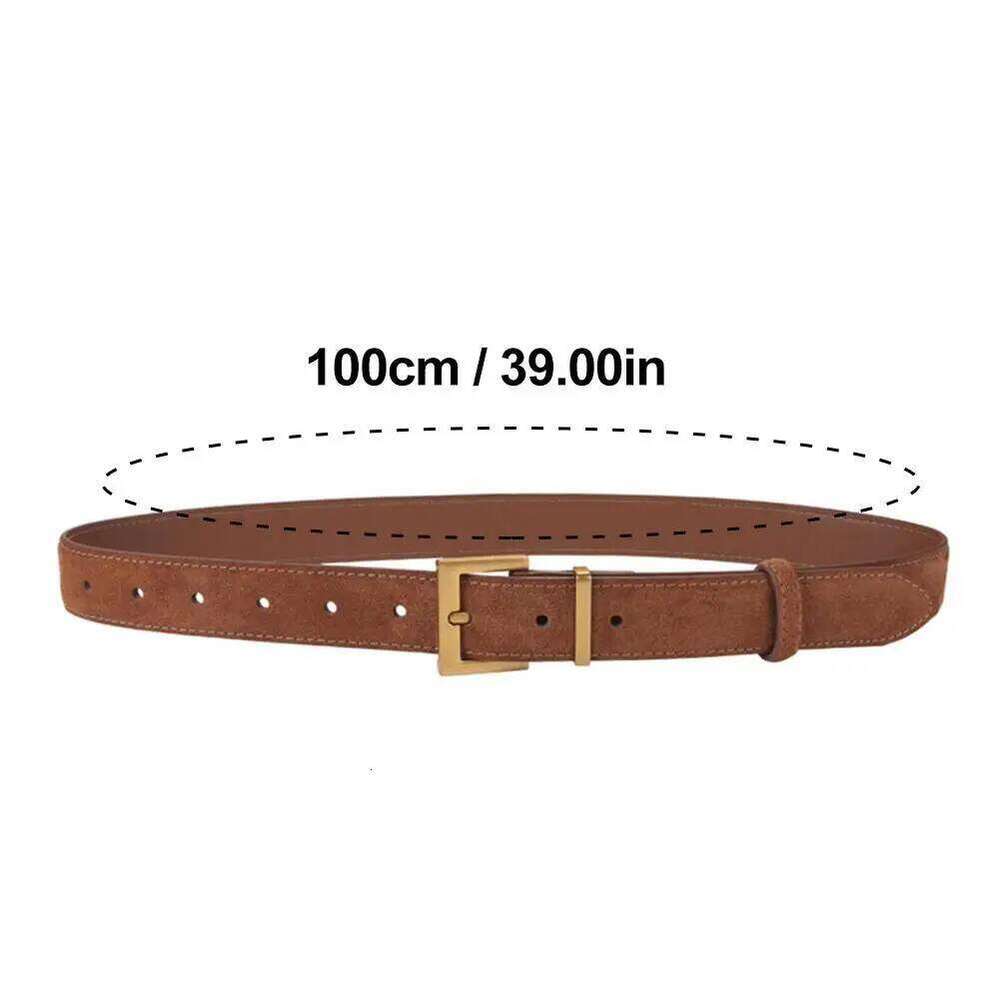 Women Luxury Design Suede Leather Belt Casual Versatile Business Waist Strap Trendy Pin Buckle Waistband Y260225