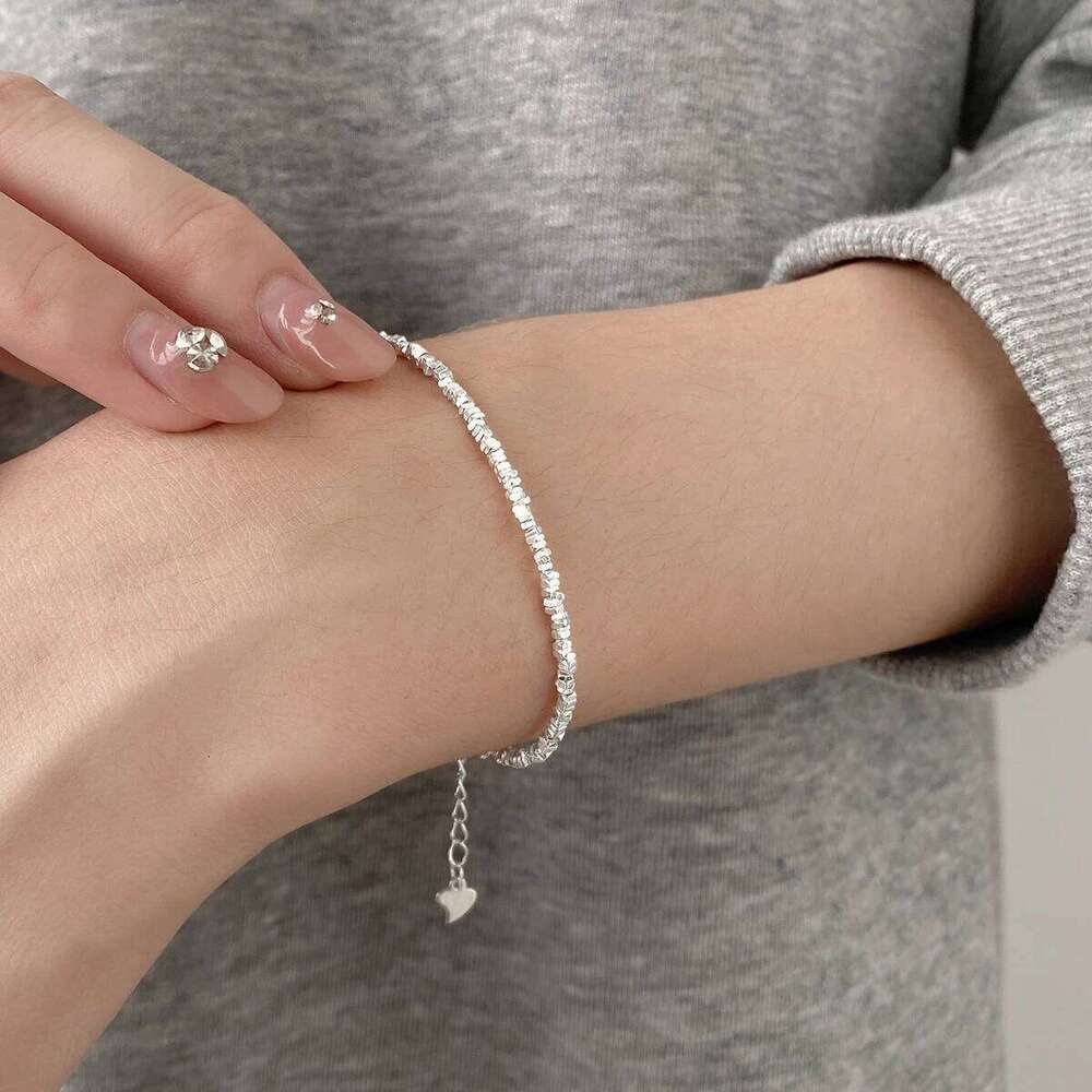Modian Genuine 100% 925 Sterling Silver Simple Geometric Design Bracelet for Girls Trendy Women Basic Chain Fine Party Jewelry Z260225