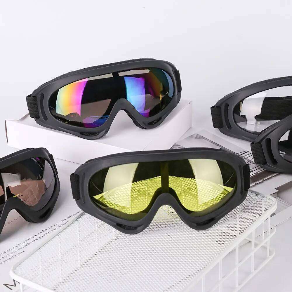 Winter Windproof Eyewear Dustproof Moto Cycling Lens Frame Ski Goggles Outdoor Sports Snowboard Transparent Glasses Z260225
