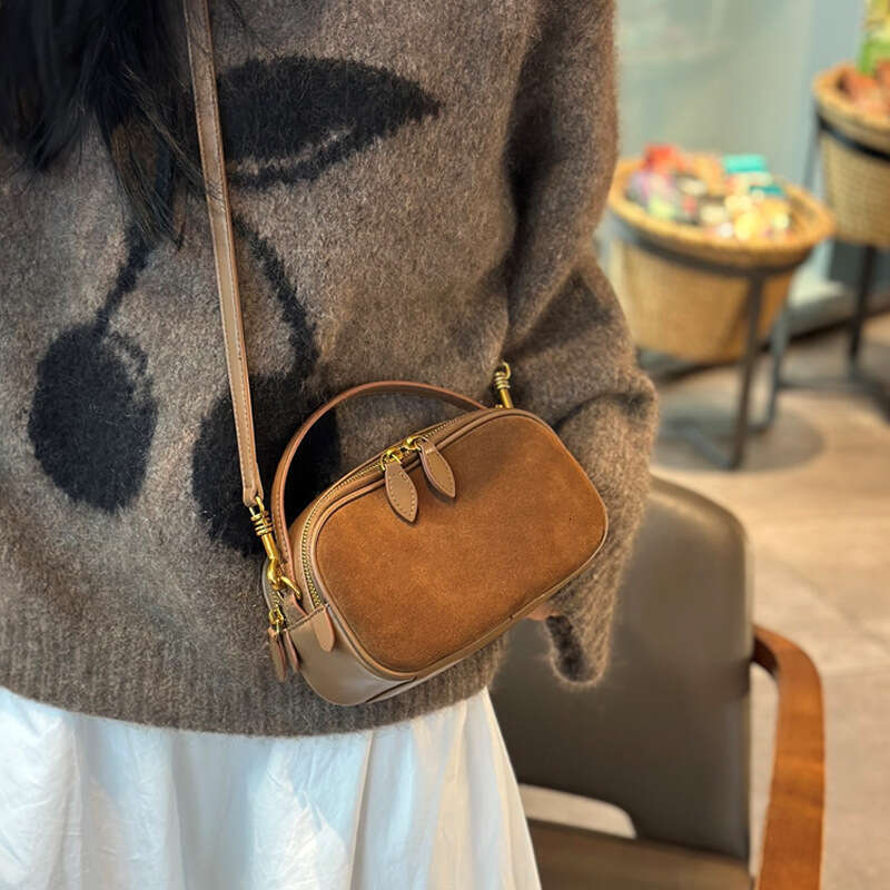 Luxury Shoulder Bags Totes Genuine Leather Small Handbag Autumn Winter New Crossbody Fashionable Cowhide Versatile Retro Women S Bag SENYY