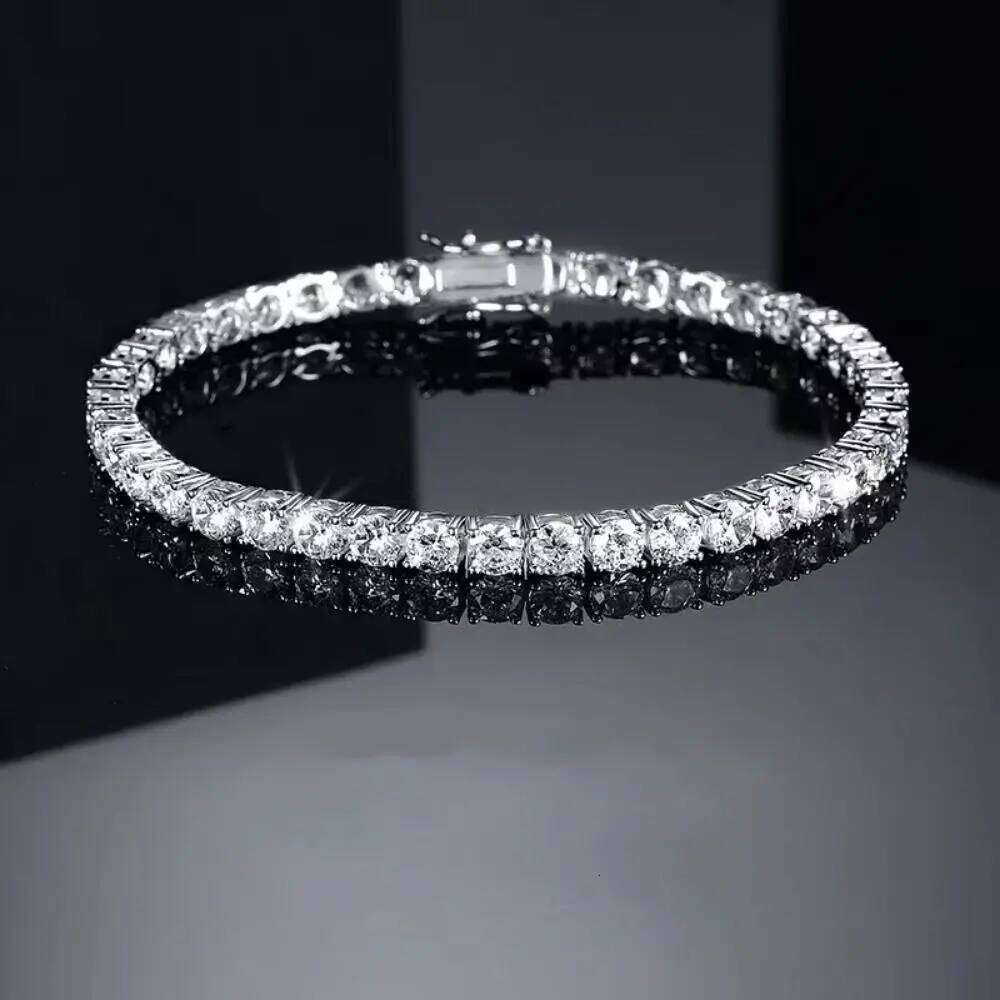 Waterproof Zircon Crystal Bracelet Luxury High-end Colorful Rhinestone Bangle European and American Fashion Z260225