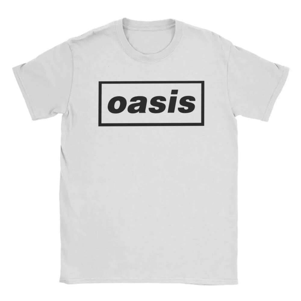 O-Oasis Rock Band T-Shirts for Men Women British Music Albums Vintage Tees Crew Neck Short Sleeve T Shirt Clothing Tops C260226