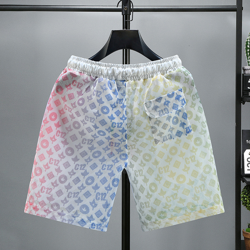 New Design Loose Fitting Shorts Fashionable Trend Five Point Beach Shorts Casual Mid Length Style Luxurious Beach Pants Apparel Fashion Tops