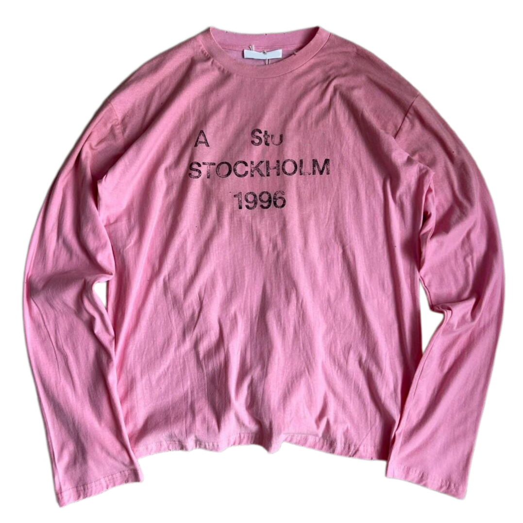 Designer Hoodie Acnelies Studios Long Sleeve 1996 Fashion T Shirt Men Women Luxury Streetwear Oversized Loose Fit Casual Pullover Sweatshirt Tops