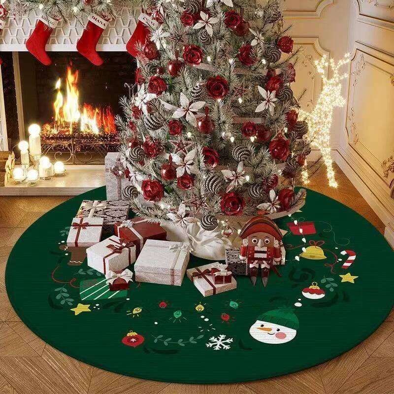 VIKAMA Christmas Creative Stain-Resistant & Non-Slip Hallway Doormat Bedroom Entrance Bedside Rug Home Decor W260226