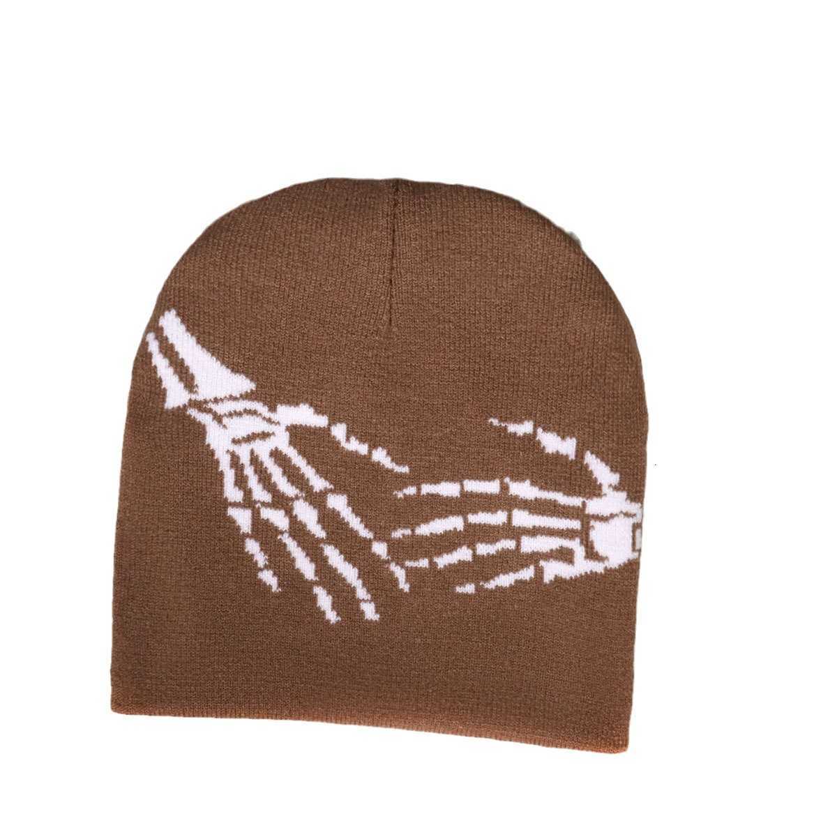 Men and Women Outdoor Street Personality Casual Hip Hop Trend Acrylic Jacquard Warm Knitted Hat S260225