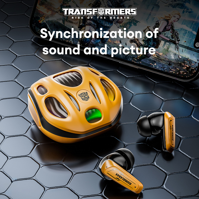TRANSFORMERS TF-T35 In Ear Earphone Wireless Bluetooth 5.4 Headphones HiFi Stereo Outdoor Sport Music Headset Long Standby Low Latency Gaming Earbuds