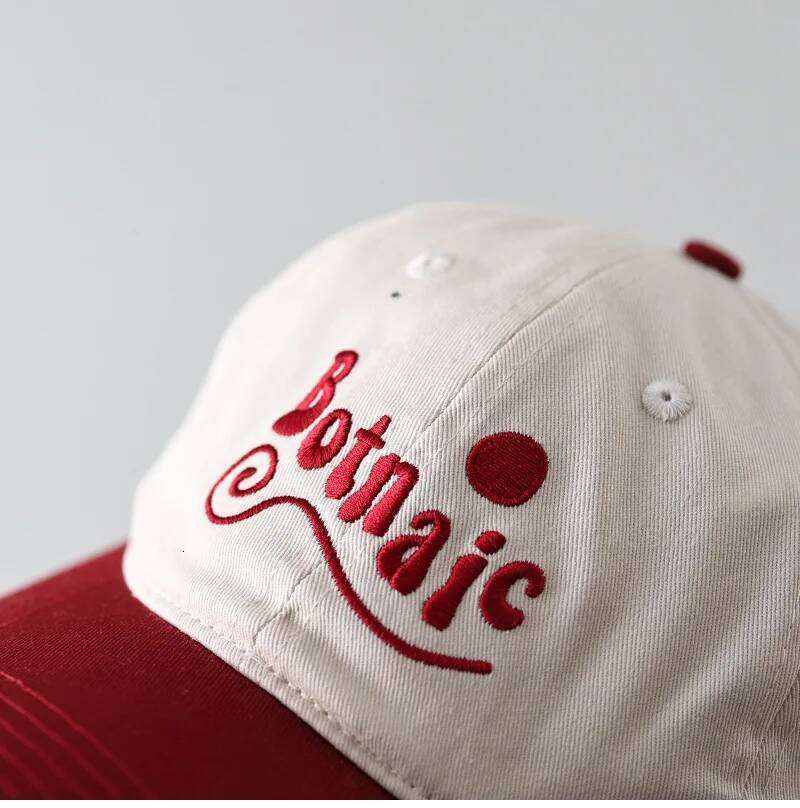 Cute Letters Embroidery Baseball Cotton Soft Top Spring Summer Cap Sun Hats Unisex Z260226